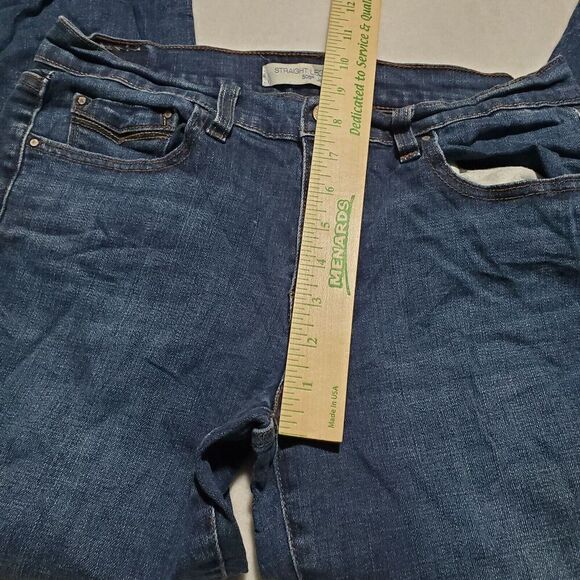 Women's Levis 505 Straight Leg Jeans Size 5 S/C Blue Denim Flap Back Pockets - Picture 9 of 10